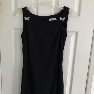 90s style Little Black Dress with Butterflies- size 4